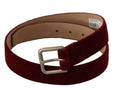 Load image into Gallery viewer, Dolce & Gabbana Elegant velvet belt with logo engraving
