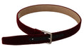 Load image into Gallery viewer, Dolce & Gabbana Elegant velvet belt with logo engraving
