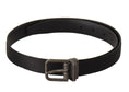 Load image into Gallery viewer, Dolce & Gabbana Elegant black leather belt with metal buckle
