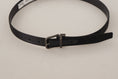 Load image into Gallery viewer, Dolce & Gabbana Elegant black leather belt with metal buckle
