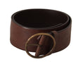 Load image into Gallery viewer, Dolce & Gabbana Elegant leather belt with engraved buckle
