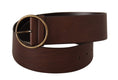 Load image into Gallery viewer, Dolce & Gabbana Elegant brown leather belt with engraved buckle
