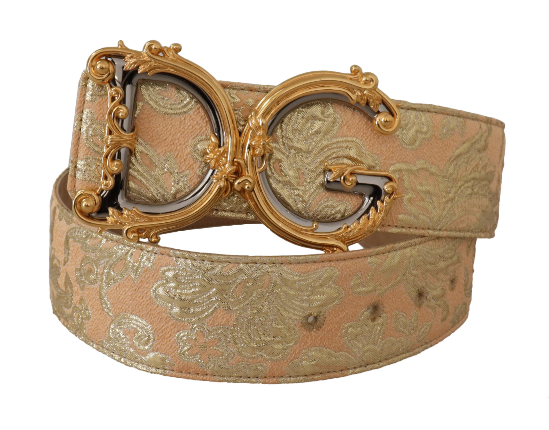 Dolce &amp; Gabbana Elegant leather belt with logo buckle