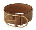 Load image into Gallery viewer, Dolce & Gabbana Elegant beige leather belt with engraved buckle
