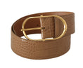 Load image into Gallery viewer, Dolce & Gabbana Elegant beige leather belt with engraved buckle
