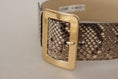 Load image into Gallery viewer, Dolce & Gabbana Elegant leather belt with engraved buckle
