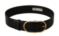 Load image into Gallery viewer, Dolce & Gabbana Chic black leather belt with logo
