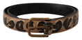 Load image into Gallery viewer, Dolce & Gabbana Elegant belt with engraved leather buckle
