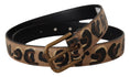 Load image into Gallery viewer, Dolce & Gabbana Elegant belt with engraved leather buckle
