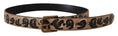 Load image into Gallery viewer, Dolce & Gabbana Elegant belt with engraved leather buckle
