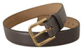 Load image into Gallery viewer, Dolce & Gabbana Elegant leather belt with engraved buckle
