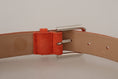 Load image into Gallery viewer, Dolce & Gabbana Elegant suede belt in bright orange
