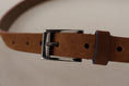 Load image into Gallery viewer, Dolce & Gabbana Chic suede belt with engraved logo buckle
