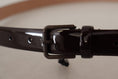 Load image into Gallery viewer, Dolce & Gabbana Elegant black leather belt with logo buckle
