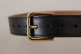 Load image into Gallery viewer, Dolce & Gabbana Elegant leather belt with logo buckle
