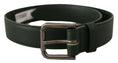 Load image into Gallery viewer, Dolce & Gabbana Elegant dark green leather belt with logo buckle
