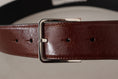 Load image into Gallery viewer, Dolce & Gabbana Elegant leather belt with engraved buckle
