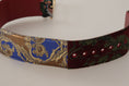 Load image into Gallery viewer, Dolce & Gabbana leather belt with engraved logo in multicolor
