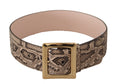 Load image into Gallery viewer, Dolce & Gabbana Elegant leather belt with logo buckle
