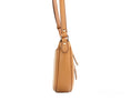 Load image into Gallery viewer, Michael Kors Dover Small Luggage Pebbled Leather Half Moon Crossbody Bag Purse
