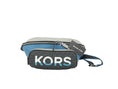 Load image into Gallery viewer, Michael Kors Cooper Large Blue Multi Leather Belt Bag with Embroidered Logo
