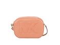 Load image into Gallery viewer, Michael Kors Jet Set Travel Medium Sherbert Leather Oval Camera Crossbody Bag
