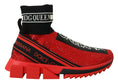 Bild in Galerie-Betrachter laden, Dolce & Gabbana Exquisite rote Sorrento Slip-On Sneakers
