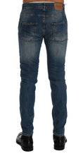 Load image into Gallery viewer, Frankie Morello Svelte Italian Denim - Slim Fit Blue Jeans
