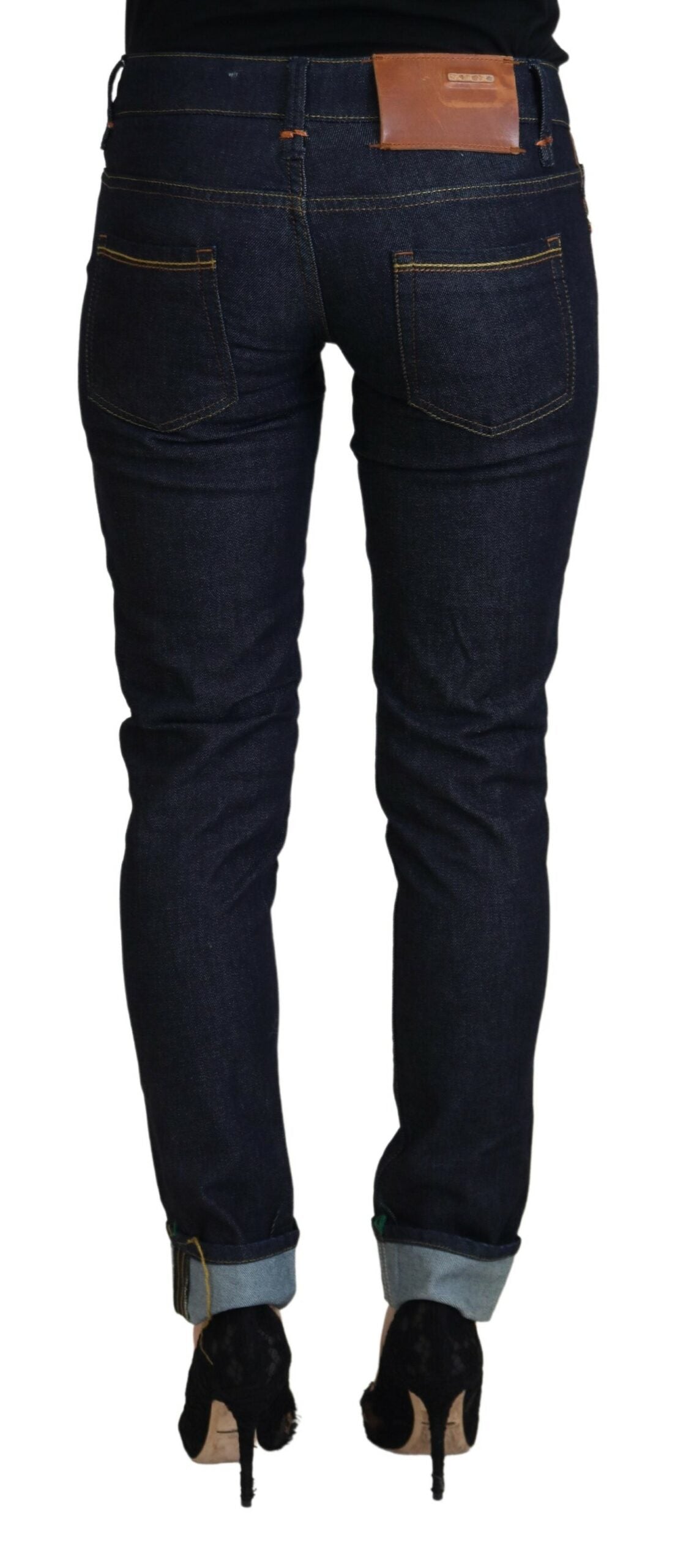 Acht Schicke Skinny Denim mit niedriger Taille