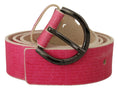 Load image into Gallery viewer, John Galliano Elegant pink leather fashion belt
