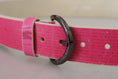 Load image into Gallery viewer, John Galliano Elegant pink leather fashion belt
