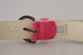 Load image into Gallery viewer, John Galliano Elegant pink leather fashion belt
