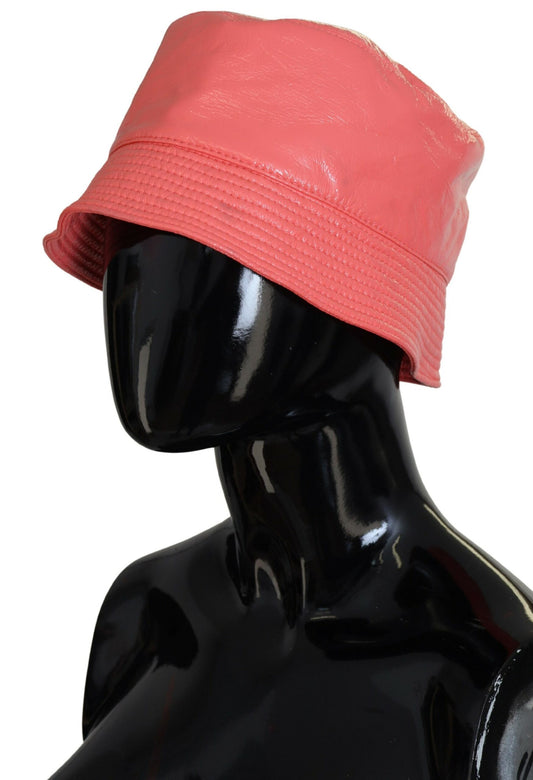 Dolce &amp; Gabbana Elegant Peach Bucket Hat - Summer Chic Essential