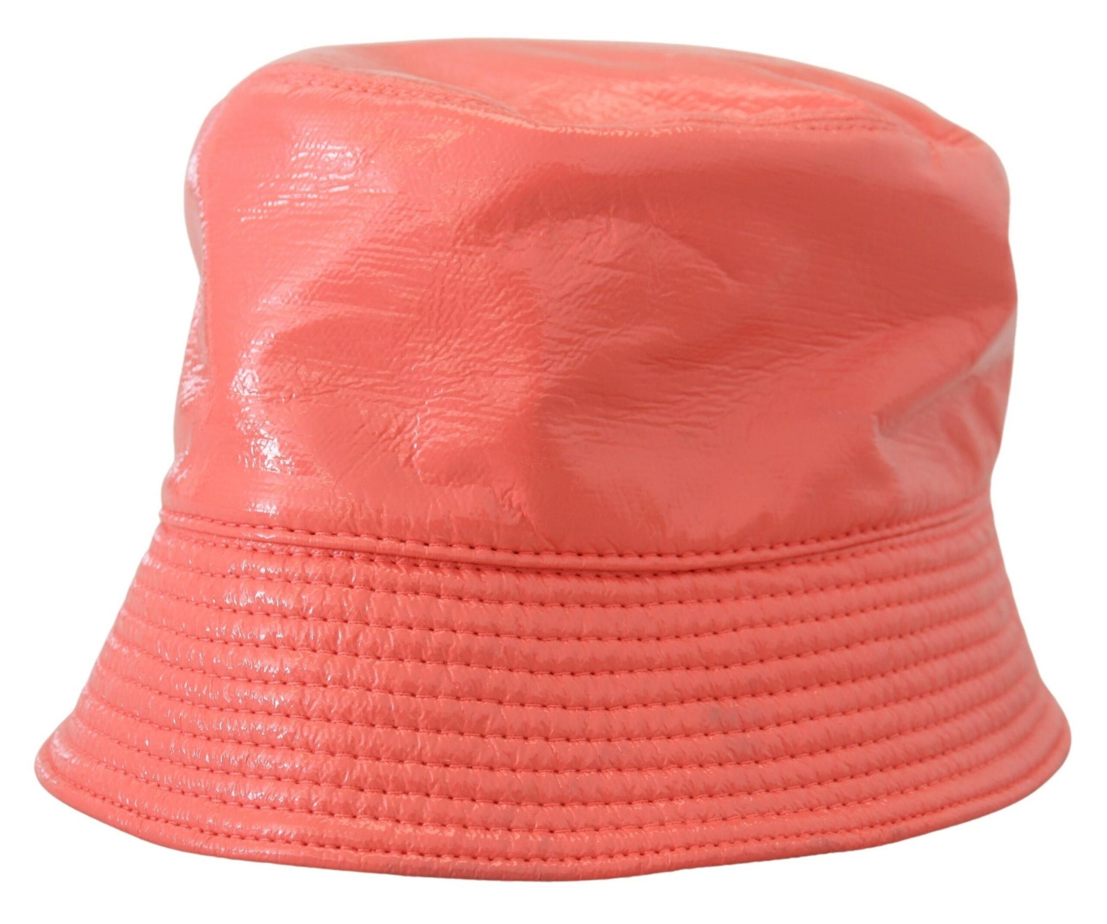 Dolce &amp; Gabbana Elegant Peach Bucket Hat - Summer Chic Essential