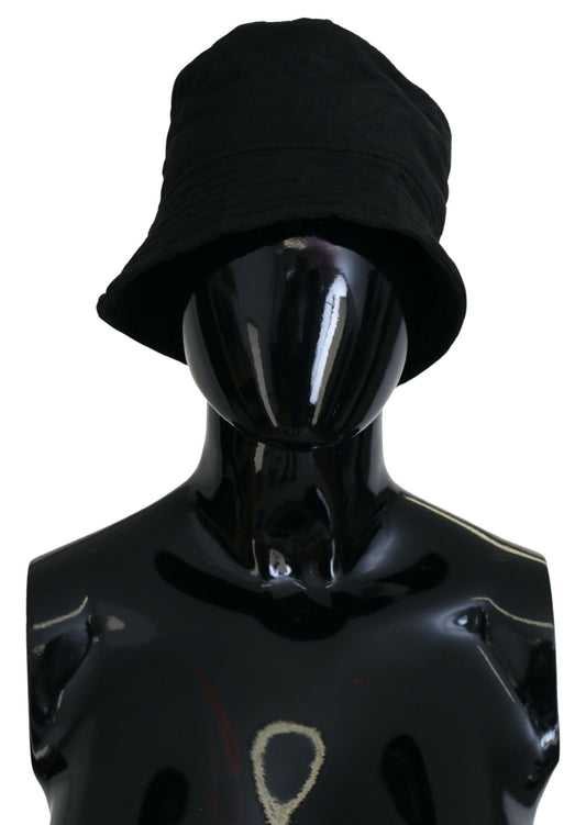 Dolce &amp; Gabbana Elegant black bucket cap