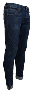 Load image into Gallery viewer, Eight Exquisite Italian Tapered Denim in Blue
