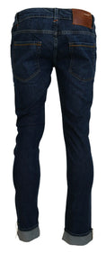 Load image into Gallery viewer, Eight Exquisite Italian Tapered Denim in Blue
