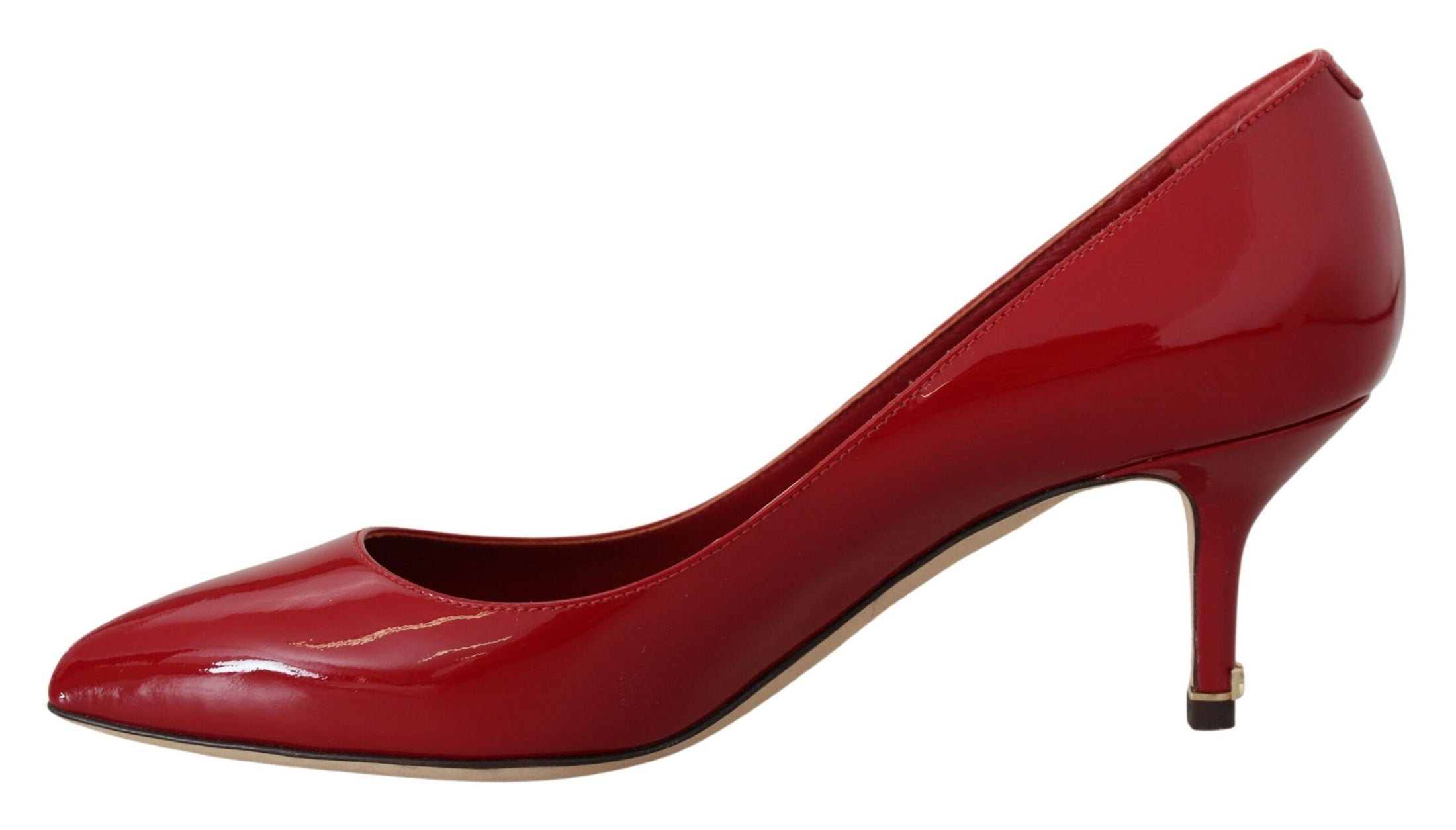 Dolce & Gabbana Exquisite Rote Lackleder Pumps