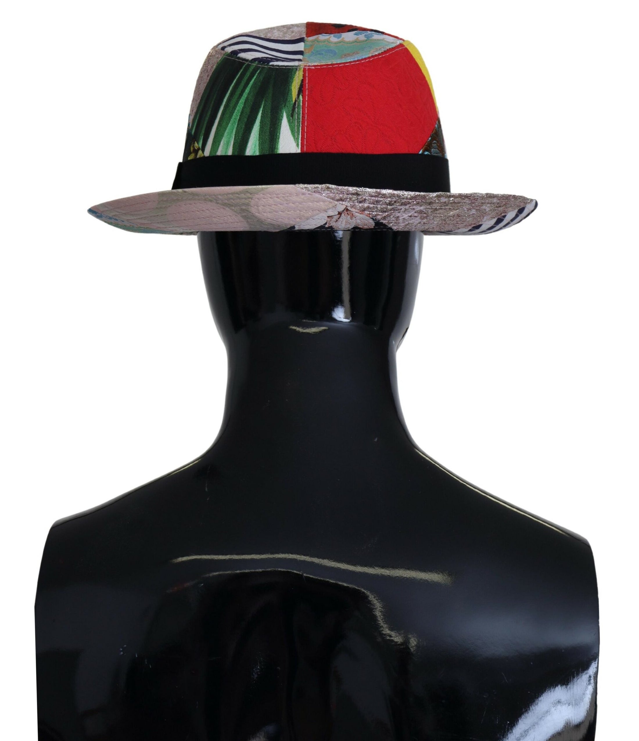 Dolce & Gabbana Eclectic Chic Multicolor Fedora Mütze