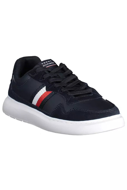 Tommy Hilfiger Blaue Leder Herren Sneaker