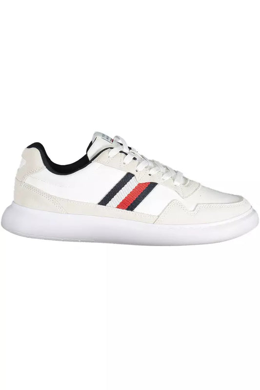 Tommy Hilfiger Weißes Leder Herren Sneaker