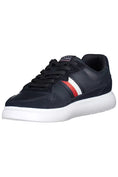 Bild in Galerie-Betrachter laden, Tommy Hilfiger Blaue Leder Herren Sneaker
