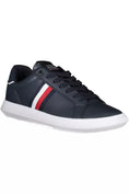 Load image into Gallery viewer, Tommy Hilfiger Blaue Leder Herren Sneaker
