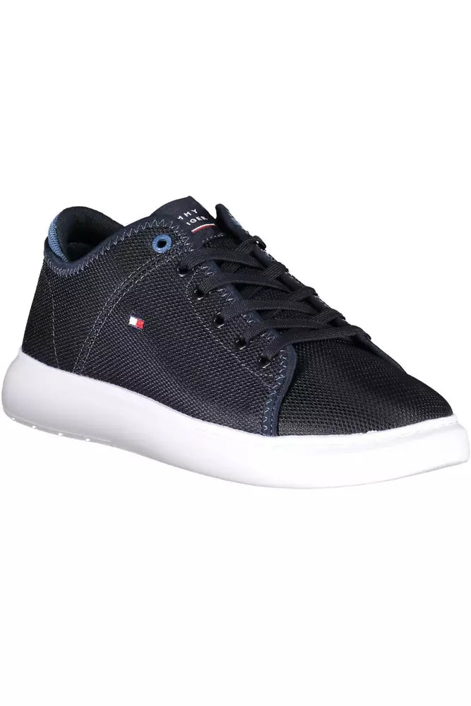 Tommy Hilfiger Blauer Polyester Herren Sneaker