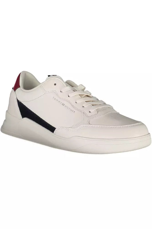 Tommy Hilfiger Weißes Leder Herren Sneaker