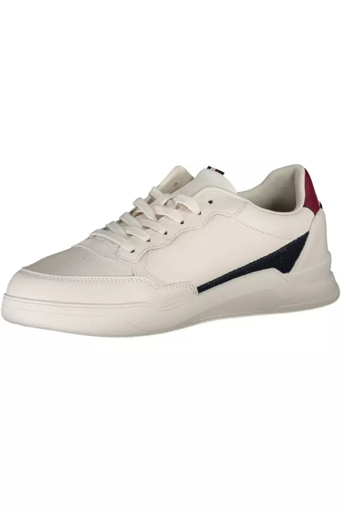 Tommy Hilfiger Weißes Leder Herren Sneaker