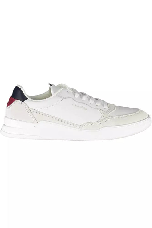 Tommy Hilfiger Weißes Leder Herren Sneaker