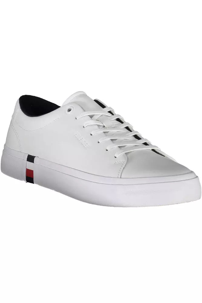 Tommy Hilfiger Weißes Leder Herren Sneaker