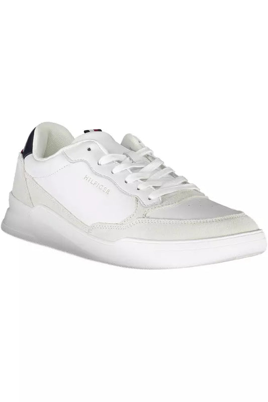 Tommy Hilfiger Weißes Leder Herren Sneaker