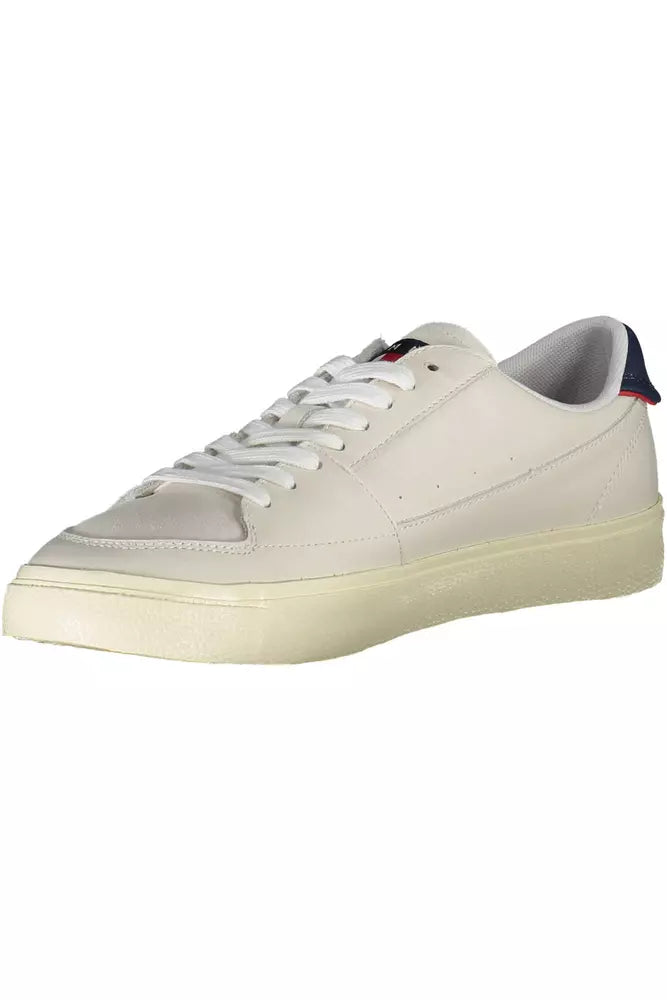 Tommy Hilfiger Weißes Leder Herren Sneaker